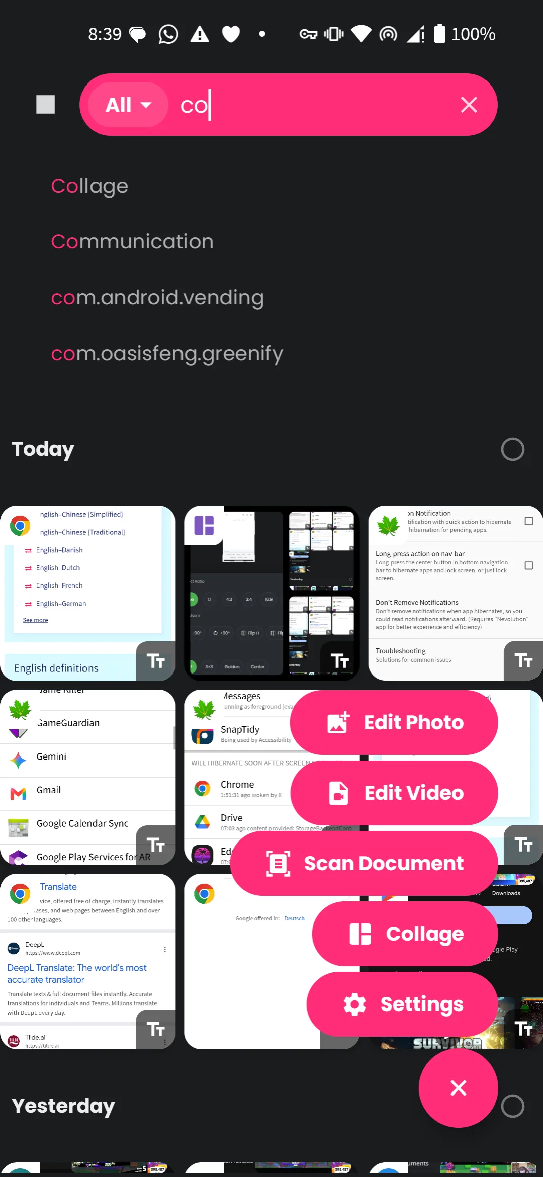 SnapTidy app screen